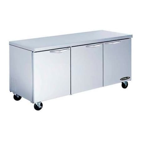 Mvp Group Corporation Kool-It Undercounter Refrigerator 72" Three Door KUCR-72-3